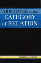 Book cover of: Aristotle on the Category of Relation. By: Pamela M. Hood