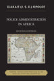 Book cover of: Police Administration in Africa. By: Ejakait Opolot