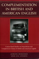 Book cover of: Complementation in British and American English. By: Lea Luodes