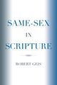 Book cover of: Same-Sex in Scripture. By: Chrysostomos Robert Geis