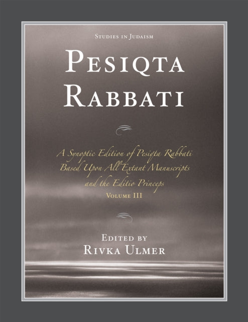 Book cover of: Pesiqta Rabbati