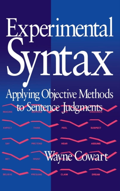 Book cover of: Experimental Syntax
