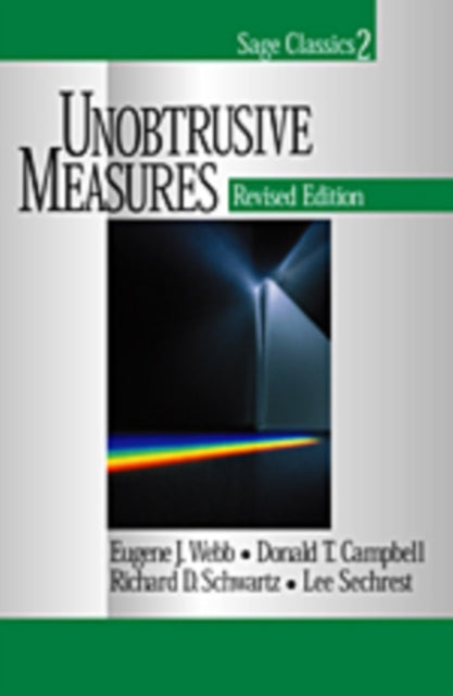 Book cover of: Unobtrusive Measures