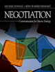 Book cover of: Negotiation. By: Michael L. Spangle