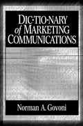 Dictionary of Marketing Communications