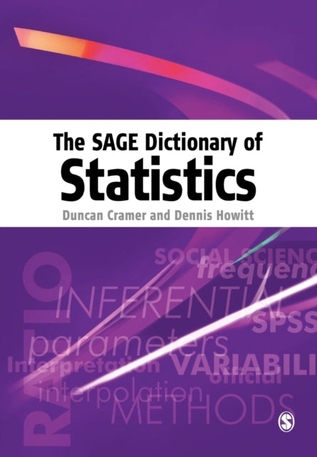 Book cover of: SAGE Dictionary of Statistics