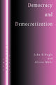 Book cover of: Democracy and Democratization