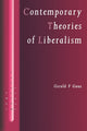 Book cover of: Contemporary Theories of Liberalism