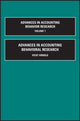 Book cover of: Advances in Accounting Behavioral Research. By: Vicky Arnold
