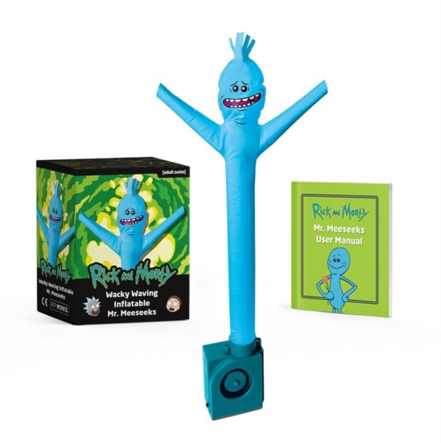 Book cover of: Rick and Morty Wacky Waving Inflatable Mr. Meeseeks. By: Victoria Potenza