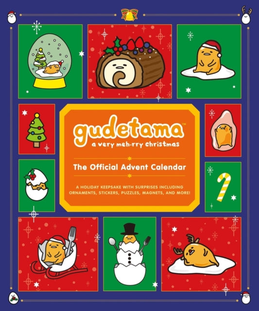 Book cover of: Gudetama: A Very Meh-rry Christmas: The Official Advent Calendar