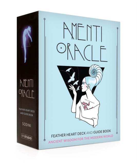 Book cover of: Amenti Oracle Feather Heart Deck and Guide Book. By: Jennifer Sodini