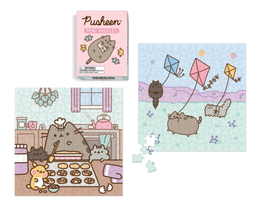 Book cover of: Pusheen Mini Puzzles. By: Claire Belton