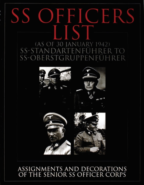 Book cover of: SS Officers List (as of January 1942)