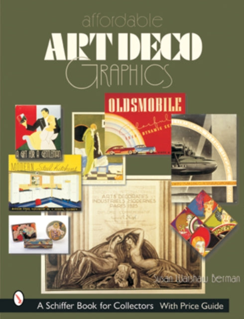 Book cover of: Affordable Art Deco Graphics. By: Susan Warshaw Berman