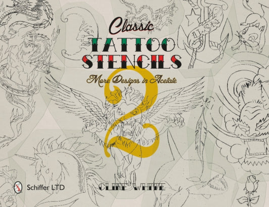 Book cover of: Classic Tattoo Stencils 2. By: Cliff White