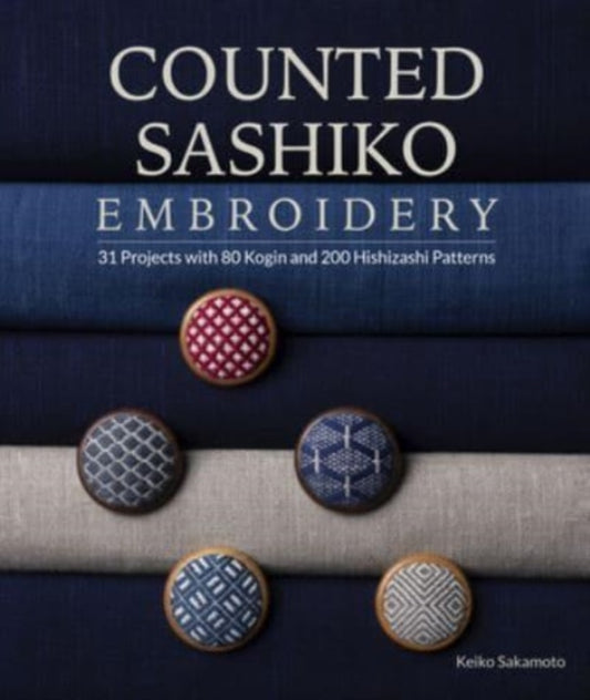 Book cover of: Counted Sashiko Embroidery. By: Keiko Sakamoto