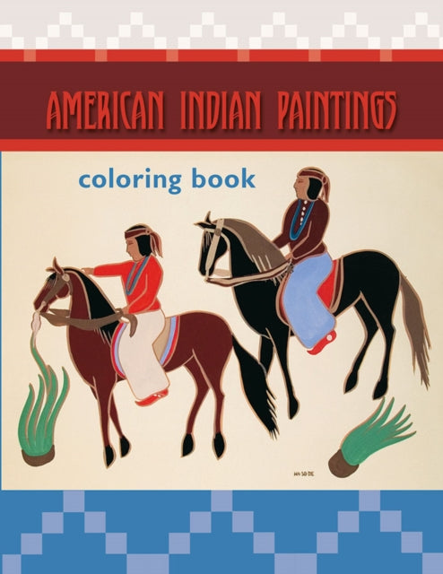 Book cover of: American Indian Paintings Colouring Book