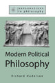 Book cover of: Modern Political Philosophy. By: Richard Hudelson