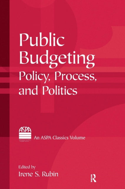 Book cover of: Public Budgeting. By: Irene Rubin