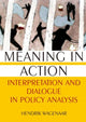 Book cover of: Meaning in Action. By: H. Wagenaar