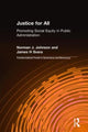 Book cover of: Justice for All. By: Norman J. Johnson