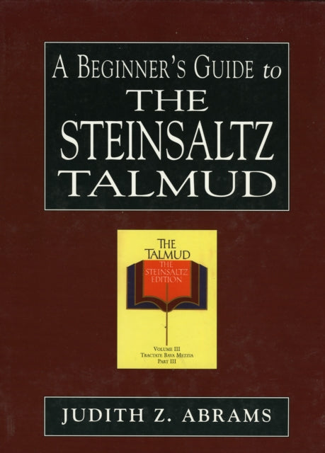 Book cover of: Beginner's Guide to the Steinsaltz Talmud