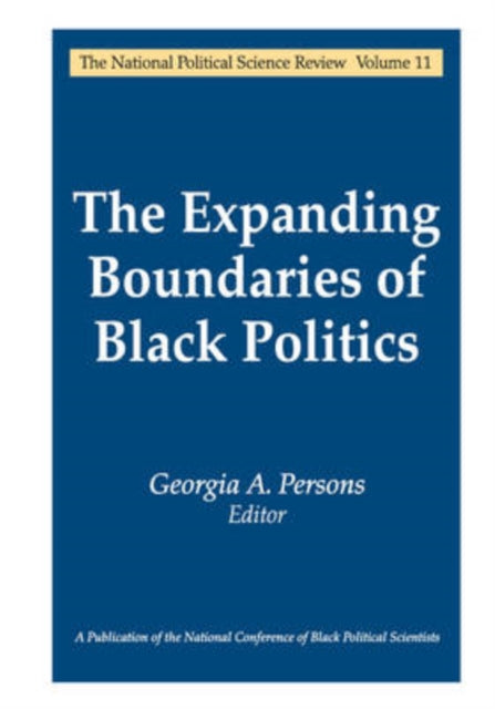 Book cover of: Expanding Boundaries of Black Politics. By: Georgia A. Persons