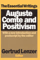 Book cover of: Auguste Comte and Positivism. By: Gertrud Lenzer