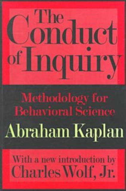 Book cover of: Conduct of Inquiry