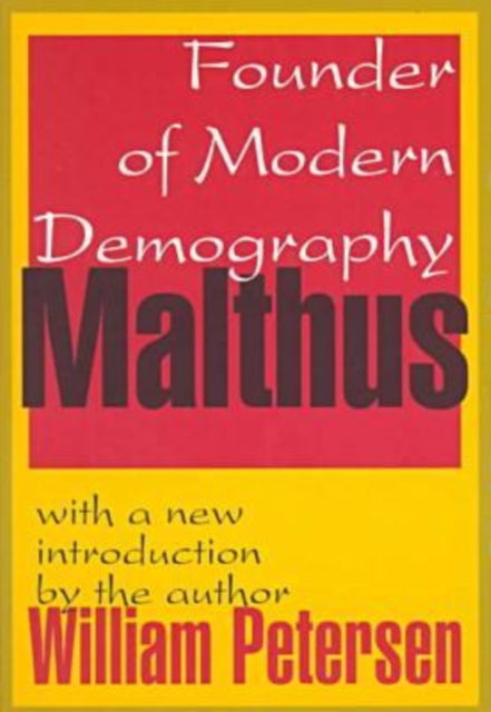 Book cover of: Malthus. By: William Petersen