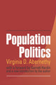 Book cover of: Population Politics. By: Virginia D. Abernethy