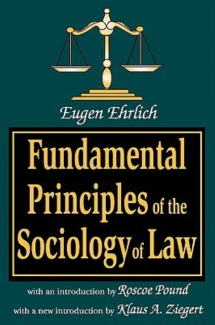 Book cover of: Fundamental Principles of the Sociology of Law
