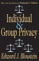 Book cover of: Individual and Group Privacy