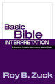 Book cover of: Basic Bible Interpretation. By: Roy B. Zuck