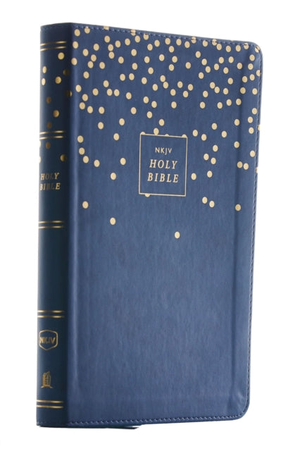 Book cover of: NKJV, Thinline Bible Youth Edition, Leathersoft, Blue, Red Letter, Comfort Print. By: Thomas Thomas Nelson
