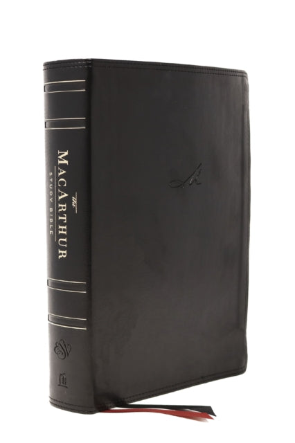 Book cover of: ESV, MacArthur Study Bible, 2nd Edition, Leathersoft, Black, Thumb Indexed. By: John MacArthur