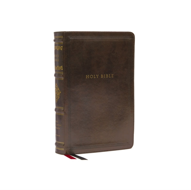 Book cover of: NKJV, Personal Size Reference Bible, Sovereign Collection, Leathersoft, Brown, Red Letter, Comfort Print. By: Zondervan Publishing Company