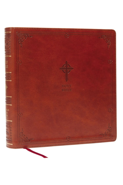Book cover of: NABRE XL, Catholic Edition, Leathersoft, Brown, Comfort Print. By: Catholic Bible Catholic Bible Press