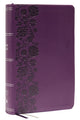 Book cover of: KJV Holy Bible: Large Print Single-Column with 43,000 End-of-Verse Cross References, Purple Leathersoft, Personal Size, Red Letter, Comfort Print: King James Version. By: Zondervan Publishing Company