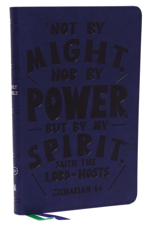 KJV Holy Bible: Thinline Youth Edition, Blue Leathersoft, Red Letter, Comfort Print