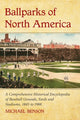 Book cover of: Ballparks of North America. By: Michael Benson
