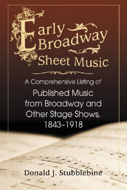 Early Broadway Sheet Music