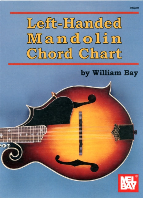 Book cover of: Left-Handed Mandolin Chord Chart
