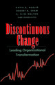 Book cover of: Discontinuous Change. By: David A. Nadler