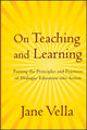 Book cover of: On Teaching and Learning. By: Jane Kathryn Vella, Jane Vella