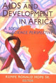 Book cover of: AIDS and Development in Africa. By: Kempe Ronald Hope