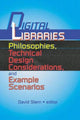 Book cover of: Digital Libraries. By: David Stern