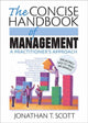 Book cover of: Concise Handbook of Management. By: Jonathan Scott