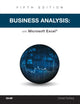 Book cover of: Business Analysis with Microsoft Excel. By: Conrad Carlberg